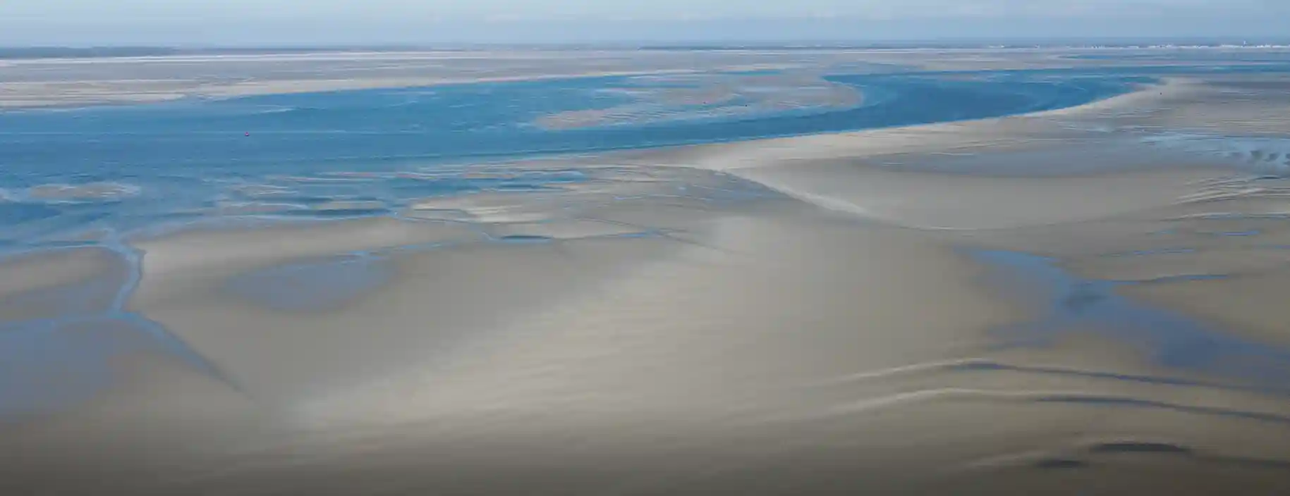 Baie de Somme vue du ciel