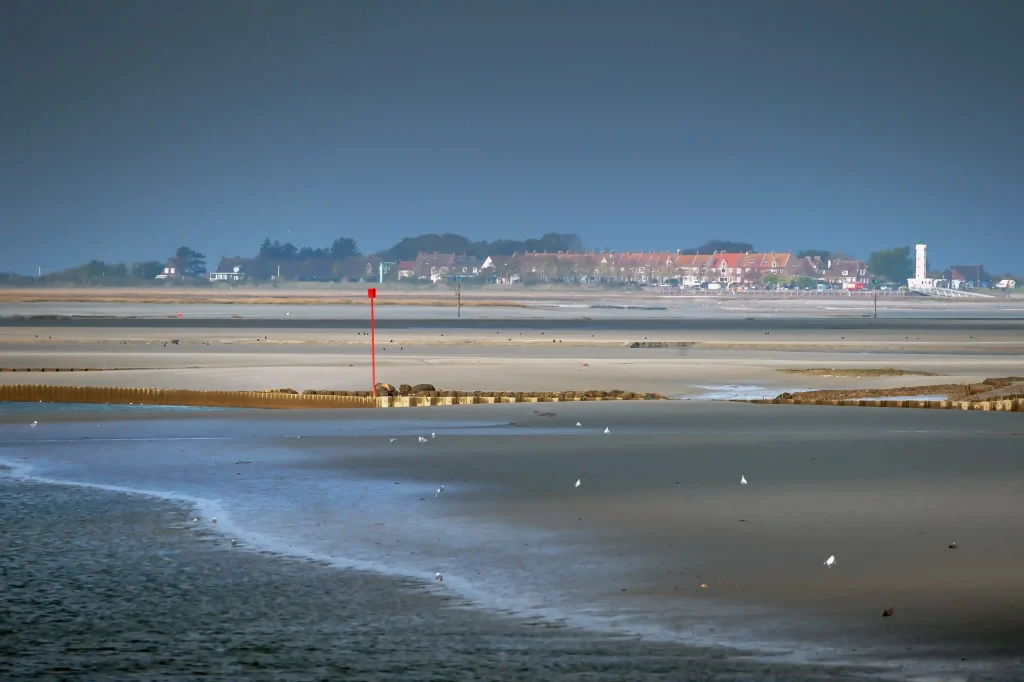 Le Crotoy vu de Saint Valery-sur-Somme